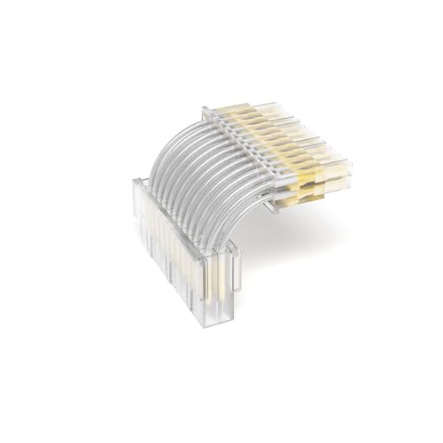 JINYINGHUA 24PIN 4 + 4p 6 + 2p Transparent Rechtwinklig Adapter Motherboard Adapter(24p) von JINYINGHUA