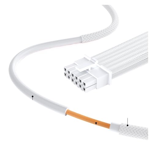 JINYINGHUA 4 Nylon Geflochtenes Mesh Mainboard 24PIN CPU 8PIN Grafikkarte PCIE-5.1 16PIN 30cm Computer Verlängerungskabel von JINYINGHUA