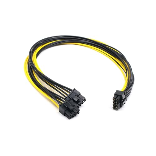 JINYINGHUA 8-poliger Stecker auf Dual 6+2-poligen Stecker 18AWG Server Board Modul Adapterkabel 8P auf 8P*2 Stromkabel JINYINGHUA 8-poliger Stecker auf Dual 6+2-poligen Stecker 18AWG Server Board Modul Adapterkabel 8P auf 8P*2 Stromkabel von JINYINGHUA