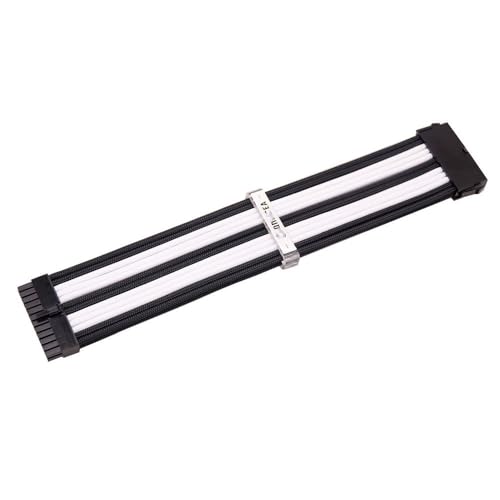 JINYINGHUA ATX 24pin Ordinateur Carte Mère Rallonge Câble Extreme Doux Grand Od 4mm Noir Et Blanc Paquet De Couleur JINYINGHUA ATX 24pin Ordinateur Carte Mère Rallonge Câble Extreme Doux Grand Od 4mm Noir Et Blanc Paquet De Couleur von JINYINGHUA