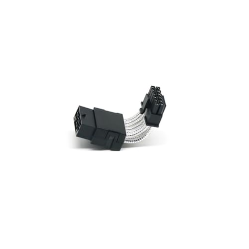 JINYINGHUA Computergrafikkartenadapter 12+4 Stecker auf 12+ Buchse passend for Grafikkarten der 40er Serie 90-Grad-Adapter Zwei Richtungen, vorwärts und rückwärts(Forward) von JINYINGHUA