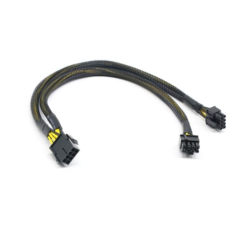 JINYINGHUA Grafikkarten-Stromkabel GPU 8-polig Dual 8-polig 6+2 Verlängerungskabel 18AWG Eins-zu-Zwei-Kabel JINYINGHUA Grafikkarten-Stromkabel GPU 8-polig Dual 8-polig 6+2 Verlängerungskabel 18AWG Eins-zu-Zwei-Kabel von JINYINGHUA