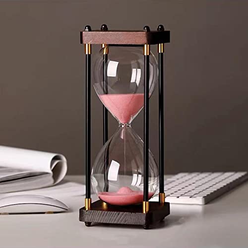 JINYISI Sanduhr, Sanduhr, Sanduhr, Sanduhr, 60-Minuten-Sanduhr, dekoratives Holzsandglas von JINYISI