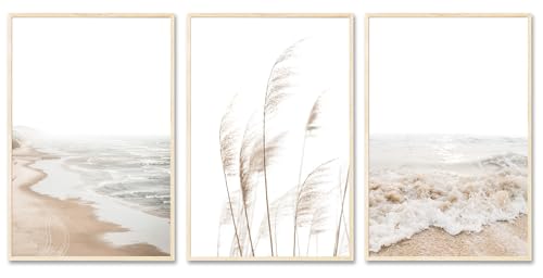 JINZUNRUI Moderne Poster Set, 3er Set 50x70cm Bilder Wohnzimmer Deko, Boho Beach Leinwandbild Poster & Kunstdrucke, Boho Deko und Bilder Schlafzimmer, Strand Wanddeko, Ohne Rahmen JINZUNRUI Moderne Poster Set, 3er Set 50x70cm Bilder Wohnzimmer Deko, Boho Beach Leinwandbild Poster & Kunstdrucke, Boho Deko und Bilder Schlafzimmer, Strand Wanddeko, Ohne Rahmen von JINZUNRUI