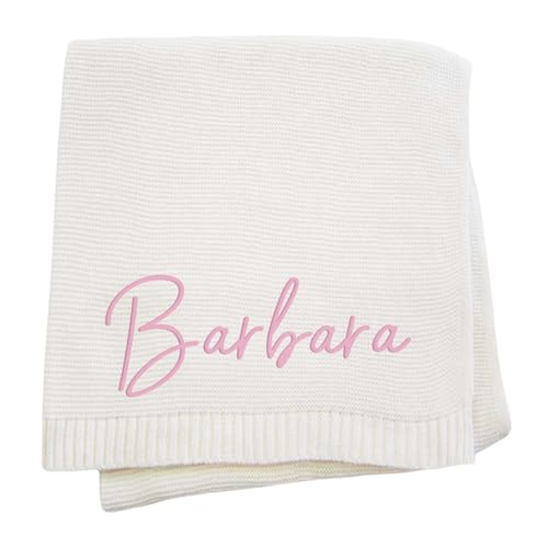 JIOJOG Decke Personalisiert Baby, Personalisierte Baumwoll Baby Decke mit Namen - Geschenke Zur Geburt Mädchen/Junge Personalisiert, Gilt Decken für Kinderwagen und Kinderzimmer, 75x100cm JIOJOG Decke Personalisiert Baby, Personalisierte Baumwoll Baby Decke mit Namen - Geschenke Zur Geburt Mädchen/Junge Personalisiert, Gilt Decken für Kinderwagen und Kinderzimmer, 75x100cm von JIOJOG