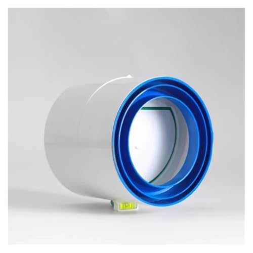 JIOYUNG eufeifeiegds PVC Exhaust Fan Check Valve Round Pipe Backdraft Damper 80/110mm Air Duct Ventilation Grill wefeiegds(Style B 80mm) von JIOYUNG