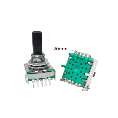 eufeifeiegds 1 stücke RS17 Band Drehschalter 1 Pole 3 4 5 6 7 8 Position Kleine Haushaltsgerät Umbaugetriebe Schalter 10Pin 20 MM Welle wefeiegds(7 Posiitons) von JIOYUNG