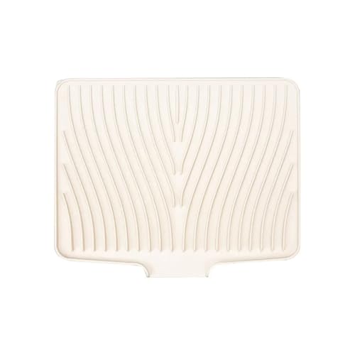 eufeifeiegds Benutzerfreundliche Abtropfmatte aus Silikon mit eingebautem Drainagesystem. Praktische Wahl for alle Ihre Reinigungsbedürfnisse in der Küche. wefeiegds(Beige) von JIOYUNG