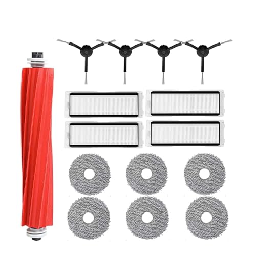 eufeifeiegds For Q / P10 A7400RR Roboter Staubsauger Reiniger Zubehör Wichtigsten Seite Pinsel Filter Mopp Tücher Staub Tasche Ersatzteil wefeiegds(Chocolate) von JIOYUNG