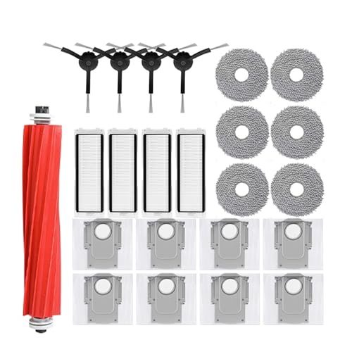 eufeifeiegds For Q / P10 A7400RR Roboter Staubsauger Reiniger Zubehör Wichtigsten Seite Pinsel Filter Mopp Tücher Staub Tasche Ersatzteil wefeiegds(Light yellow) von JIOYUNG