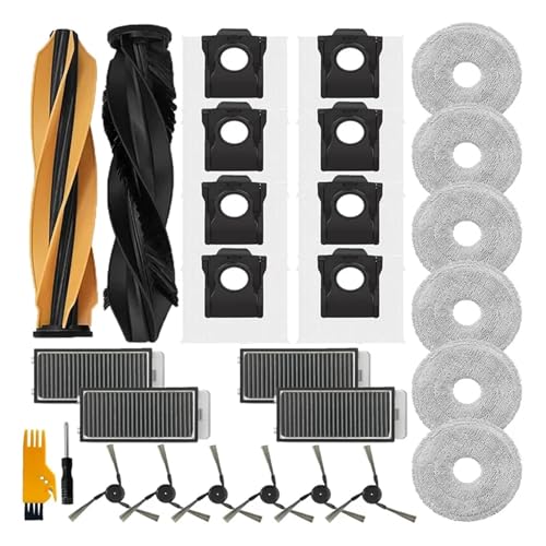 eufeifeiegds For X50 Ultra Roboter-Staubsauger Ersatzzubehör – Hauptseitenbürste Hepa-Filter Mopp-Pads Staubbeutel Se wefeiegds eufeifeiegds For X50 Ultra Roboter-Staubsauger Ersatzzubehör – Hauptseitenbürste Hepa-Filter Mopp-Pads Staubbeutel Se wefeiegds von JIOYUNG