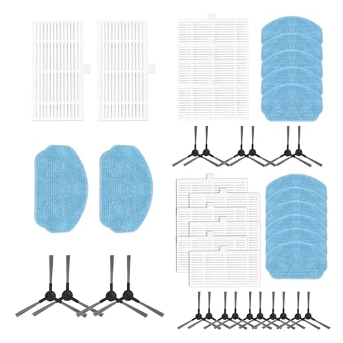eufeifeiegds Kehrmaschinenzubehör Halten Sie Ihr Zuhause sauber mit Filterbürsten-Mopp-Pad-Ersatzset for Roboterstaubsauger wefeiegds(A) von JIOYUNG