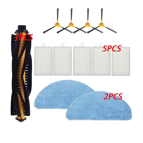 eufeifeiegds Seitenbürste, Wischtuch, HEPA-Filter for C30B Roboter-Staubsauger 800T 820S Roboter-Staubsauger C30B Teile wefeiegds(001) von JIOYUNG