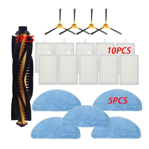 eufeifeiegds Seitenbürste, Wischtuch, HEPA-Filter for C30B Roboter-Staubsauger 800T 820S Roboter-Staubsauger C30B Teile wefeiegds(004) von JIOYUNG