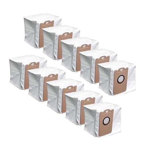 eufeifeiegds Staubbeutel for W11 Roboterstaubsauger, selbstentleerende Beutel, Zubehör, Kehrmaschinenzubehör, Ersatzstaubbehälter wefeiegds(10 Pack) von JIOYUNG