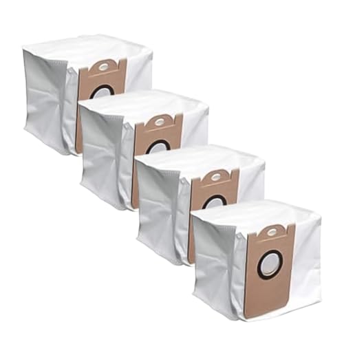 eufeifeiegds Staubbeutel for W11 Roboterstaubsauger, selbstentleerende Beutel, Zubehör, Kehrmaschinenzubehör, Ersatzstaubbehälter wefeiegds(4 Pack) von JIOYUNG
