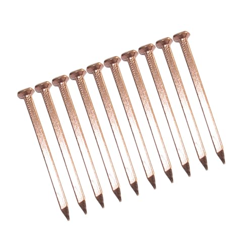 JISADER 10 Stück Kupfernägel, Mehrzweck-Dekorationsnägel, Hochleistungs-Blinknägel, Möbel, Boot, Slating-Spikes für Baumstümpfe, Heimwerker-Hobbys, 89 mm JISADER 10 Stück Kupfernägel, Mehrzweck-Dekorationsnägel, Hochleistungs-Blinknägel, Möbel, Boot, Slating-Spikes für Baumstümpfe, Heimwerker-Hobbys, 89 mm von JISADER