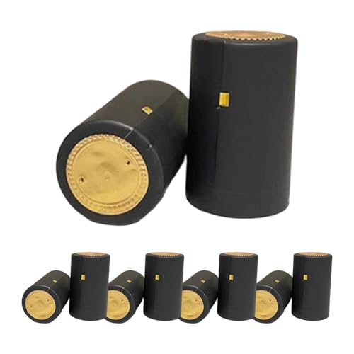 JISADER 100 Stück Flasche Schrumpf Ules Moderne Party Liefert Top Abdeckungen Flasche Hülsen für, Der, Schwarz JISADER 100 Stück Flasche Schrumpf Ules Moderne Party Liefert Top Abdeckungen Flasche Hülsen für, Der, Schwarz von JISADER