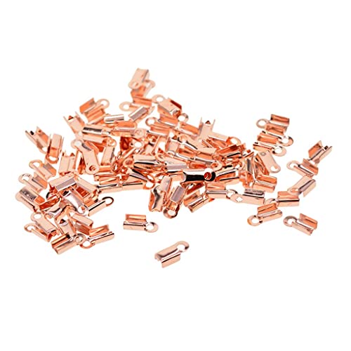 JISADER 100 Stück Schmuck Verschluss Karabiner für DIY Basteln, Rose Gold von JISADER