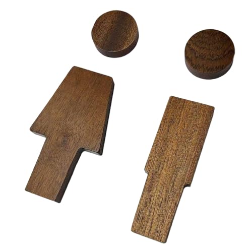 JISADER 2Pcs Bad Zeichen Wc Zeichen Hängen Plaque Toilette Schilder für Cafe von JISADER