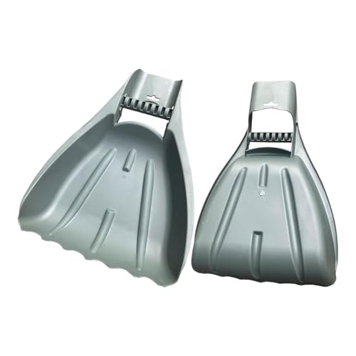 JISADER 2Pcs Blatt Schaufeln Übergroßen Blatt Krallen Rasen Handheld Garten Rechen Einfache Lagerung von JISADER