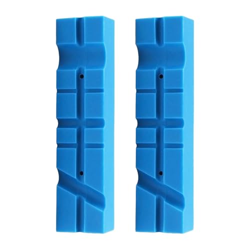 JISADER 2er Pack Strukturierte Schraubstockbackenpolster mit Mehreren Rillen, Weiche Backen für Die Holzbearbeitung, 4.5inch JISADER 2er Pack Strukturierte Schraubstockbackenpolster mit Mehreren Rillen, Weiche Backen für Die Holzbearbeitung, 4.5inch von JISADER
