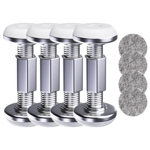 JISADER 4Pcs Gewinde Bett Rahmen Kopfteil Stopper Zubehör Anti-SCHÜTTELN Werkzeug für Zimmer Sofas, 75 Mm bis 93 Mm von JISADER