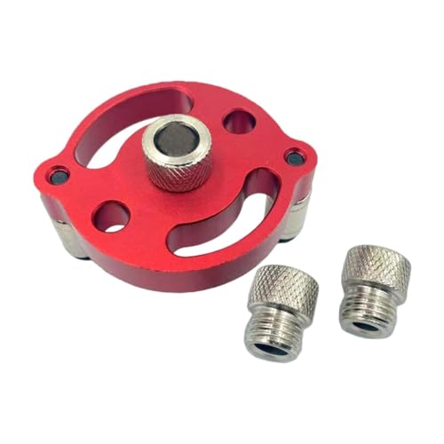 JISADER 6/8/10 Mm Selbstzentrierende Vertikale Zentriervorrichtung, Bohrbuchsen, Werkzeug Aus Aluminiumlegierung, Vertikaler Locher, Rot von JISADER