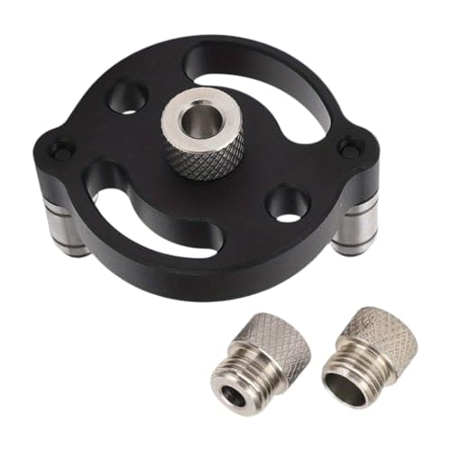 JISADER 6/8/10 Mm Selbstzentrierende Vertikale Zentriervorrichtung, Bohrbuchsen, Werkzeug Aus Aluminiumlegierung, Vertikaler Locher, Schwarz von JISADER