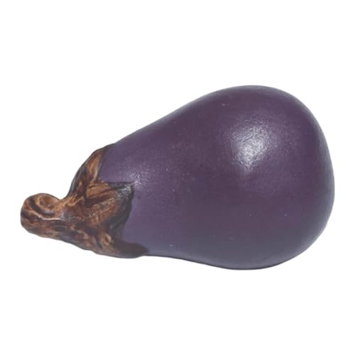 JISADER Auberginen-Tee-Haustier, Teetisch-Schönheiten, chinesische Wohndekoration, Geschenk, Kunsthandwerk, Ornament, Gemüse-Skulptur für Bücherregal, JISADER Auberginen-Tee-Haustier, Teetisch-Schönheiten, chinesische Wohndekoration, Geschenk, Kunsthandwerk, Ornament, Gemüse-Skulptur für Bücherregal, von JISADER