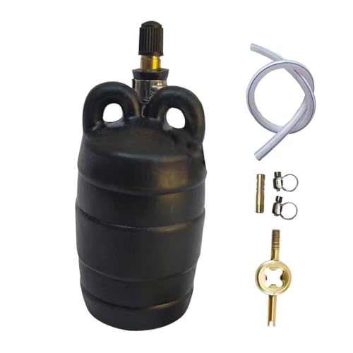 JISADER Aufblasbarer Rohrstopfen-Kanalisationsprüfballon Praktischer Rohrdruckprüfstopfen für Abwasserleitungen Wohnabflüsse, Dn50mm von JISADER