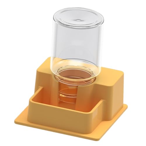 JISADER Automatischer Wasserspender für Reptilien, Aquarien Und Zubehör für, Gelb von JISADER