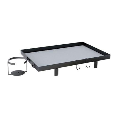 JISADER Bedside Shelf Nachttisch Regal Ablage Tablett Organizer mit Stabilem Kohlenstoffstahl Einfaches Anbringen für Studenten Schlafzimmer von JISADER