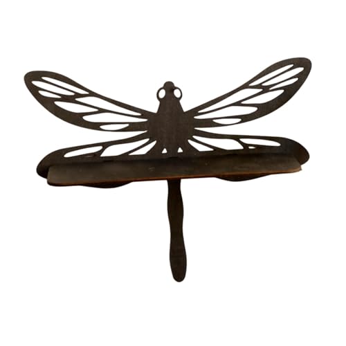 JISADER Dragonfly Eckregal Libellieform Storage Rack Floating Regal Mehrnutzung für Schlafzimmer von JISADER