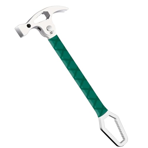 JISADER Faltbarer Klauenhammer, Nagelzieher für den Heimgebrauch, Klemmen, Schlagen, professioneller Metallnagelhammer, multifunktionales Tischlerwerkzeug JISADER Faltbarer Klauenhammer, Nagelzieher für den Heimgebrauch, Klemmen, Schlagen, professioneller Metallnagelhammer, multifunktionales Tischlerwerkzeug von JISADER