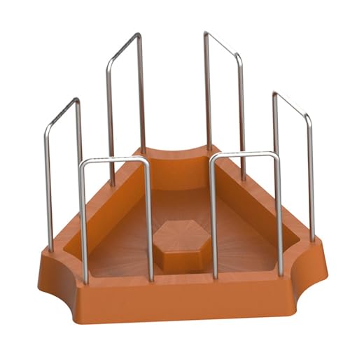 JISADER Futterspender für, Wassernapf, Beschwertes Futtertablett, Futternapf für Semi Aquatisches Aquarium, Bartagame, Hellbraun JISADER Futterspender für, Wassernapf, Beschwertes Futtertablett, Futternapf für Semi Aquatisches Aquarium, Bartagame, Hellbraun von JISADER