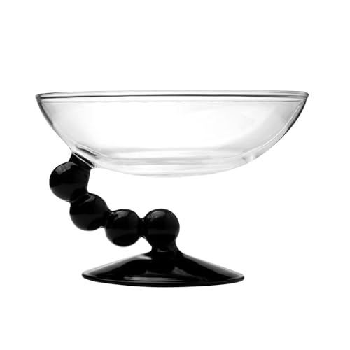 JISADER Glasbehälter für Desserts Und Vorspeisen. Eisbehälter. Lebensmittelbehälter für Party Leckereien, Schwarz JISADER Glasbehälter für Desserts Und Vorspeisen. Eisbehälter. Lebensmittelbehälter für Party Leckereien, Schwarz von JISADER