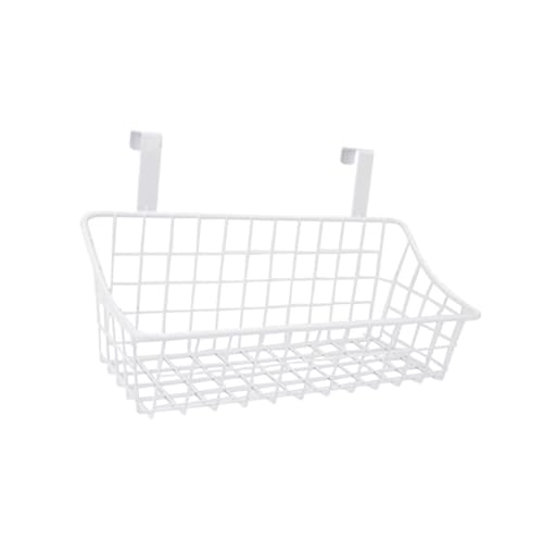 JISADER Hängender Wandkorb, Regal Organizer, Über Der Schrank Türkorb für Wohnheim, Wohnmobil, Küche, Speisekammer, Weiß JISADER Hängender Wandkorb, Regal Organizer, Über Der Schrank Türkorb für Wohnheim, Wohnmobil, Küche, Speisekammer, Weiß von JISADER