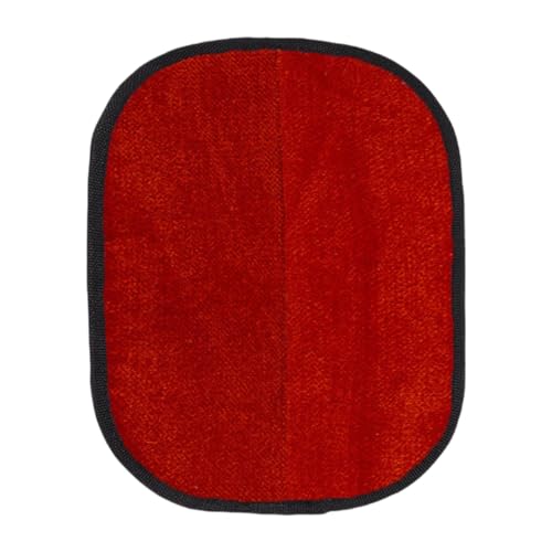 JISADER Haustierpflegehandschuh, Kamm, Reinigungswerkzeug, Praktische Katzenbürste für Teppich, Sofa, Kleintiere, Rot von JISADER