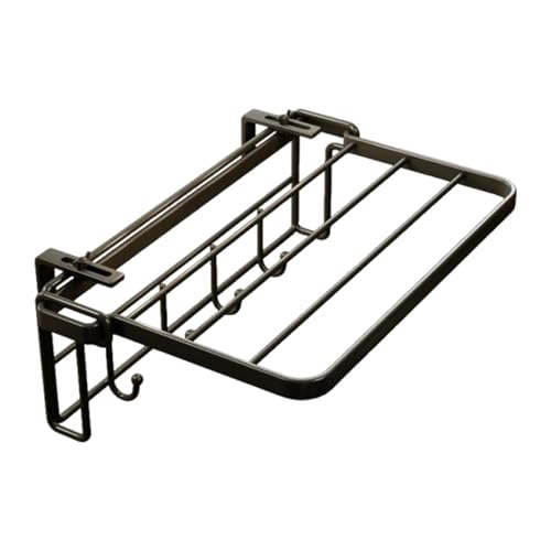 JISADER Heizung Heizkörper Kleiderständer Haushalt Faltbare Haltbarkeit mit Haken Einstellbarer Abstand Premium Hängegestell, Klein von JISADER