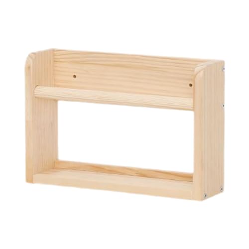 JISADER Hölzerne schwimmende Bücherregal Wandlagerregal Organizer Hausdekoration Bilderrahmenhalter für Kinder Zimmer, Holz 30x12x20cm JISADER Hölzerne schwimmende Bücherregal Wandlagerregal Organizer Hausdekoration Bilderrahmenhalter für Kinder Zimmer, Holz 30x12x20cm von JISADER