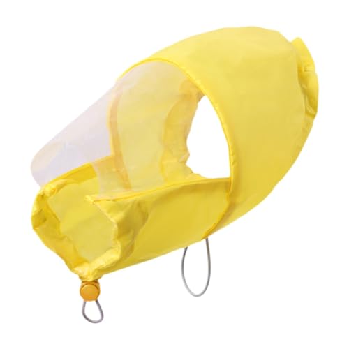 JISADER Hunde-Gehörschutz, Welpen-Badekopfbedeckung, wasserdicht, regenfest, Hunde-Ohrabdeckung, Duschhaube für Spaziergänge im Freien, Geschenk, L von JISADER