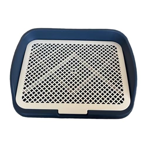 JISADER Hundetoilette für Trockene Füße, Auslaufsicheres Design, Leicht zu Reinigende Haustiertoilette, Wiederverwendbarer Pipihalter, Welpen Trainin, Marineblau JISADER Hundetoilette für Trockene Füße, Auslaufsicheres Design, Leicht zu Reinigende Haustiertoilette, Wiederverwendbarer Pipihalter, Welpen Trainin, Marineblau von JISADER