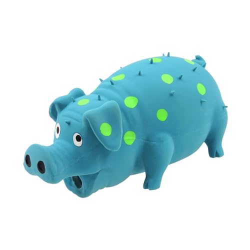 JISADER Kauspielzeug für Hunde, Quietschendes Hundespielzeug, Möbelschutz, Interaktive Unterhaltung für Aggressive Kauer für Mittelgroße Hunde, Blau von JISADER