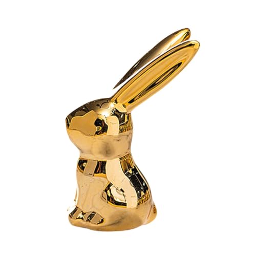 JISADER Keramikfiguren, Ornament-Skulpturen, Foto-Requisiten, Heimdekorationsstatuen für Tisch, Schrank, Bücherregal, Schlafzimmer-Dekor, 4x3x7.7cm von JISADER