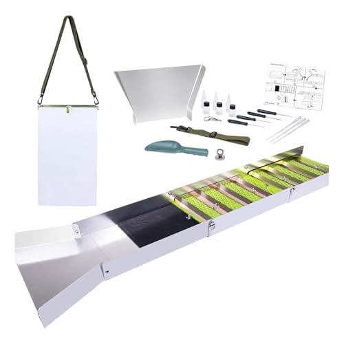 JISADER Komplettes Gold Mining Kit Lupe Fugenwerkzeuge Gold Prospektionsausrüstung von JISADER