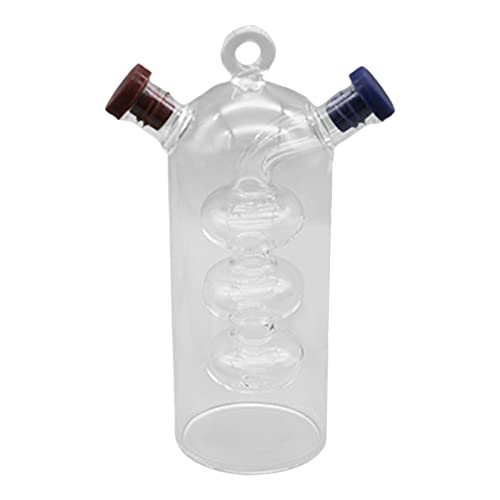 JISADER Menageflasche mit Zwei Ausgießern, 2 in 1 Behälter, Zylindrisch, Mundgeblasenes Glas JISADER Menageflasche mit Zwei Ausgießern, 2 in 1 Behälter, Zylindrisch, Mundgeblasenes Glas von JISADER