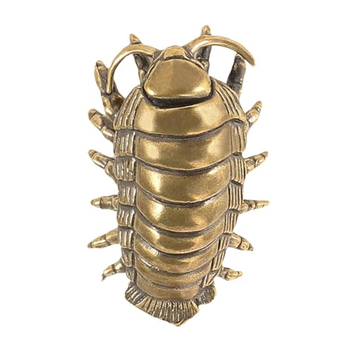 JISADER Messinggriff Isopod Türgriff für Bücherregal Und Schrank, Dunkles Gold JISADER Messinggriff Isopod Türgriff für Bücherregal Und Schrank, Dunkles Gold von JISADER