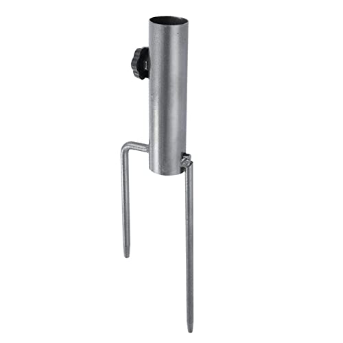 JISADER Patio Sonnenschirm Schirmständer Brolly Erdspieß Metallanker Außenhof von JISADER