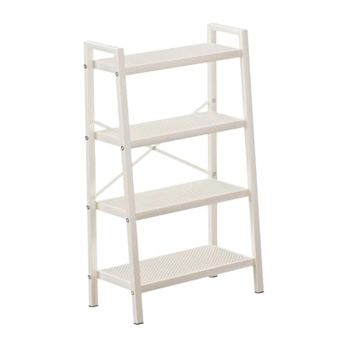 JISADER Pflanzenständer, Pflanzgefäßregale, vierschichtiger Blumentopfhalterständer für Wohnzimmer im Freien, Weiß JISADER Pflanzenständer, Pflanzgefäßregale, vierschichtiger Blumentopfhalterständer für Wohnzimmer im Freien, Weiß von JISADER